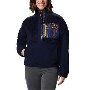 Columbia Lodge Sherpa Fleece Pullover Jacket